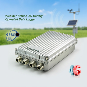 Station météo 4G, enregistreur de données alimenté par batterie, alliage d'aluminium, appareil GPRS portable - Product Image 1