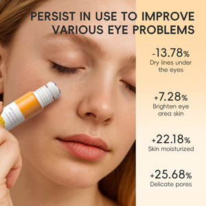 Crème pour les yeux triple-rouleau LAIKOU 20g, anti-âge, vitamine C, pour éliminer les rides et les cernes - Product Image 6