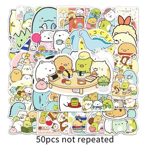 91 Phong Cách Sticker 50Pcs Chiikawa Quỷ Slayers Mofusand Capybara Thuốc Tẩy Crayon Shin-Chan Mashle Luffy Goku Dán Phim Hoạt Hình - Product Image 2