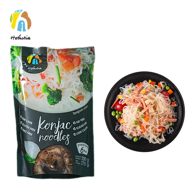 Kento-Pasta italiana sin grasa, comida italiana, sin pollo, Konjac, lista para comer fideos