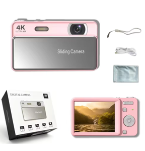 Cámara Digital <span class=keywords><strong>de</strong></span> 64MP con Pantalla <span class=keywords><strong>de</strong></span> 2.8 Pulgadas para Fotografía, Zoom Digital 16X, Videocámara Deslizante 4K, Cámara Compacta para Vlogging M15 - Product Image 3