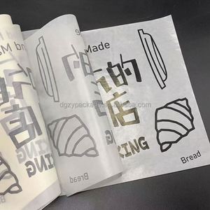 Custom Eco-friendly Grease Proof Food Wrapping <b>Paper</b> for Chicken Burrito Hamburger Bread Cookie Jelly Lollipop-Recyclable - Product Image 2