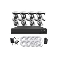 Sistem Keamanan CCTV Rumah 5MP 4CH 8CH Kamera IP Mendukung Sistem Kamera CCTV NVR Poe 8 Saluran