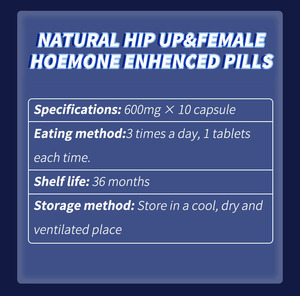 Cápsulas Herbales Wins Town 3 Días Hip Up para el Cuidado de la Figura Femenina, Suplemento de 600mg, 10 Cápsulas, para Suplementos de Marca Privada OEM ODM - Product Image 5