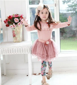 Ropa Infantil al por Mayor, Linda Camiseta de Manga Larga con Lazo para Niñas, de Proveedor Chino - Product Image 3