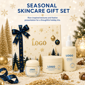 Set Hidratante de Moda para Festivales, Textura Suave, Piel Seca, Regalo Ideal para Festivales, La Mejor Opción, Regalo Navideño para Mujeres, Set de Cuidado de la Piel con Arroz - Product Image 1