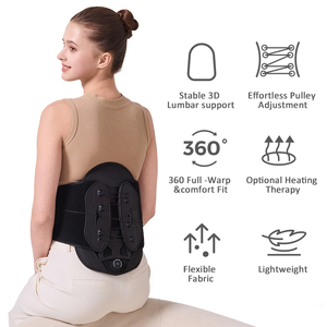 Soporte <span class=keywords><strong>Lumbar</strong></span> Alphay Cómodo para el Dolor de Espalda Baja con Ajuste de Polea y <span class=keywords><strong>Almohadilla</strong></span> Térmica para Uso en Oficina y Hogar - Product Image 2