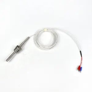 BRIGHT Rtd Temperatur sensor Sonde 3 Drähte Kabel 8*50Mm Pt100 Thermo element