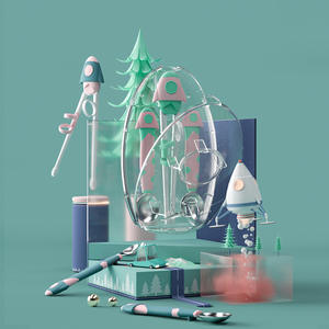 Palillos de entrenamiento Y-Rocket para niños de 2 a 4 años, polipropileno PP, diseño bonito y fresco, juego de vajilla para bebés - Product Image 5