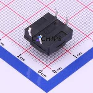 TS-1011-A11B3-D2 Tactile Switch Through hole-4P,12x12mm Switch Single Pole Single Throw Round Button 2.5N Through Hole - Product Image 2