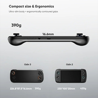 Console de jeu portable AYN ODIN3 Android 15 Wi-Fi 7+BT 6.0 Écran tactile incurvé de 6 pouces Lecteur multimédia portable