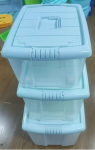 กล่องใส่ของวางซ้อนกันได้แบบจีน P20ทนทานแม่พิมพ์ฉีดมือสองทำจากพลาสติกสินค้าในครัวเรือน - Product Image 5