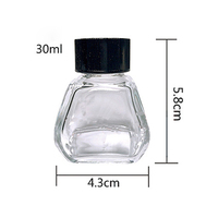 Bouteille d'encre en verre de haute qualité pour stylos plume-Style de recharge 5-50ml Capacités Office & Business Use