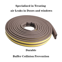 Bande d'étanchéité pour portes et fenêtres, bande anti-collision imperméable, bande de mousse pour porte antivol, ruban adhésif en éponge auto-adhésif