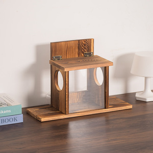 ที่ให้อาหารกระรอกไม้เนื้อแข็ง ติดผนังกลางแจ้ง สำหรับสวนและลานบ้าน - Product Image 2