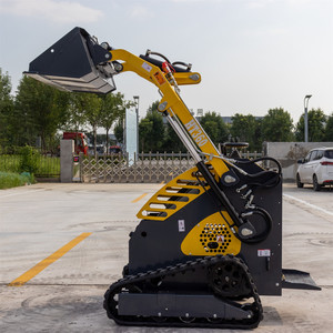 รถตักล้อยางขนาดเล็ก HT360 สำหรับงานเกษตรกรรม พร้อมหัวเจาะดินและเครื่องขุดร่องดิน ผลิตในจีน - Product Image 5