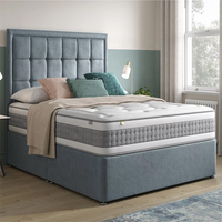 Matelas en Mousse 10 et 12 Pouces Grand Format King Queen Meubles de Chambre Lit à Ressorts Ensachés Bonnell Matelas Moelleux Bon Soutien Confort