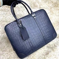 Sac à main de bureau pour homme en cuir véritable, personnalisable ODM/OEM, mallette de luxe grande capacité avec quincaillerie durable