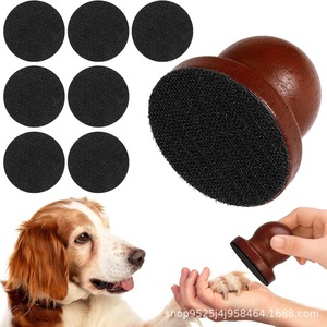 En stock : griffoir à ongles rond en bois pour chien, lime/râpe à ongles pour chien, lime/râpe à ongles amovible en bois pour animaux de compagnie. - Product Image 1