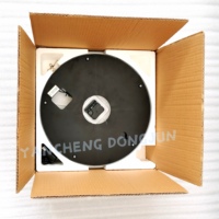 Jam dinding dekoratif 15.5 inci, dengan lampu LED RGB