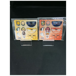 Personnalisé Populaire Aigue-Marine Japandi Présentoir Décontracté Piédestal Petit Acrylique Stand Figure pour Anniversaire en Vrac - Product Image 3