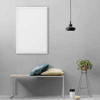 Chauffage mural infrarouge 600*1200mm 220V 1000W, panneaux chauffants radiants pour pièce