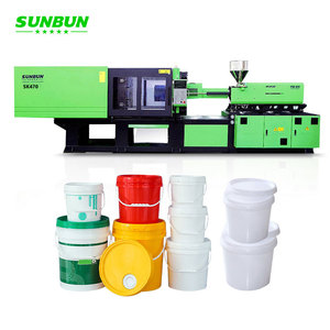 SUNBUN Plastic Water Barrel Manufacturing Machines 20 Litre Plastic Bucket Making Machine Paint Bucket Injection Molding Machine