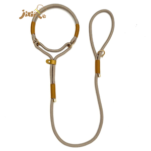 नई डिजाइन रस्सी पर्ची मार्टिंगेल कॉलर लेश कॉम्बो छोटे मोक - Product Image 1