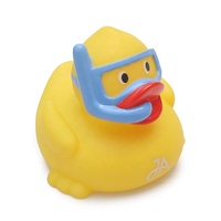 Vente en gros de canards de plongée en caoutchouc jaune en PVC écologique, personnalisés, propres et de bonne qualité, pour la promotion et la décoration de cadeaux