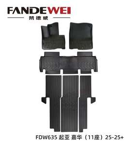 Alfombrilla antideslizante para coche LHD de alta calidad, juego completo 3D, alfombrilla para suelo de coche, alfombra para coche para <span class=keywords><strong>Kia</strong></span> <span class=keywords><strong>Carnival</strong></span> 11 asientos 2025 + - Product Image 2