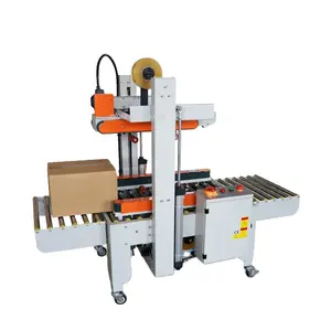 Discount Price Heavy Duty Automatic Carton Rapers Random Carton Case Sealer With Top Bottom Tape For Sale