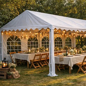 Tente de réception blanche de haute qualité pour événements extérieurs, chapiteau robuste en toile, tentes de gros pour événements - Product Image 2