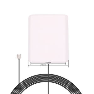 Amplificateur de signal de téléphone portable intérieur et extérieur 698-2700 MHz, antenne à panneau plat directionnelle de signal Antenne murale - Product Image 1