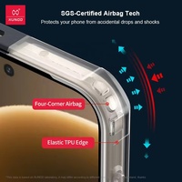 Étui magnétique Xundd pour OnePlus 15 13 13R 12, coque de téléphone transparente en PC antichoc avec protection de l'appareil photo