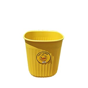Happy Goslings Yellow <b>Square</b> Trash Can 8L Indoor Outdoor Use Waste <b>Bin</b> - Product Image 5