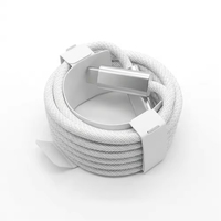 Câble USB-C tressé en nylon PD 240W à charge ultra-rapide pour téléphone 18 17 16 15, coque en aluminium, 1m, pour ordinateur et imprimante
