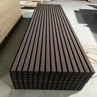 Panneaux acoustiques MDF rainurés, insonorisants, ignifuges et imperméables pour salles de conférence