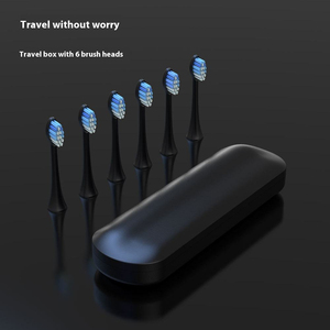 Brosse à dents électrique sonique 5 vitesses 6 têtes de brosse rechargeable pour adulte charge sans fil ipx7 - Product Image 1