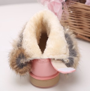 Bottes d'hiver chaudes et tendance en coton/PU, 4 couleurs, avec fermeture auto-agrippante, respirantes, imperméables, douces et antidérapantes - Product Image 6