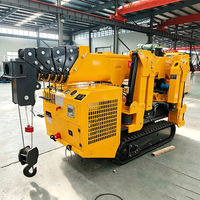 Grue araignée sur chenilles électrique-hydraulique de 5 à 10 tonnes avec télécommande – Type de produit : Grue araignée