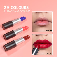 Personnalisez votre logo Vente en gros Rouge à lèvres Marque privée Brillant à lèvres pailleté Produit de maquillage coréen Rouge à lèvres
