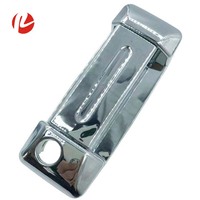 Poignée extérieure de porte coulissante droite Ematoo LHD en ABS chromé pour Jinbei Hiace H2 Joylong