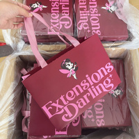 Kosmetik-Papiertüten mit Eigenem Logo Weiße Kartontüten mit Seilgriff für Parfüm Make-up Marken Luxus Einzelhandel Veredelung