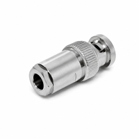 Connecteur coaxial RF mâle BNC à sertir pour câble RG58 WTR195 WTR200, connecteur 50 ohms
