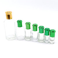 2ml 3ml 6ml 10ml 12ml 20ml 60ml l'eau bénite bouteille en verre avec champignon casquette