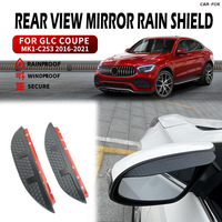 Pare-soleil et déflecteur de pluie pour vitres de voiture, pare-brise, en polycarbonate, installation facile pour Mercedes-Benz GLC