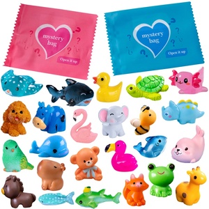 Sachets mystères populaires de figurines miniatures d'animaux en résine, jouets et accessoires pour maison de poupée avec surprise - Product Image 1