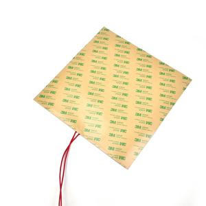 Xiaoshu דוד גמיש dc 24v חימום חשמלי משטח 250*250 מ "מ חום סרט עם דבק למדפסת 3D - Product Image 3