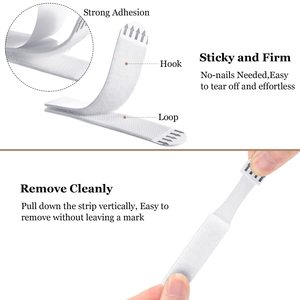 Strisce Adesive per Appendere Quadri e Poster, Senza Danni, Grandi, Medie e Piccole, Prodotte <span class=keywords><strong>in</strong></span> Cina - Product Image 3