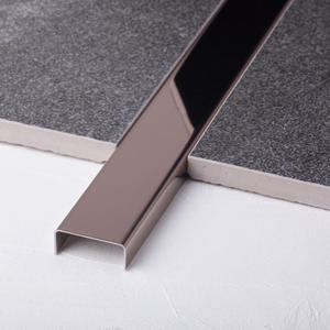 Carrelage moderne en céramique, métal, en forme de U, 1mm, <span class=keywords><strong>acier</strong></span> inoxydable, décoration murale, bordure intérieure, surface miroir, planchers d'appartements - Product Image 6